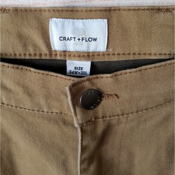 Craft + Flow Five Pocket Zipper Fly Pants - Picture 2 of 6